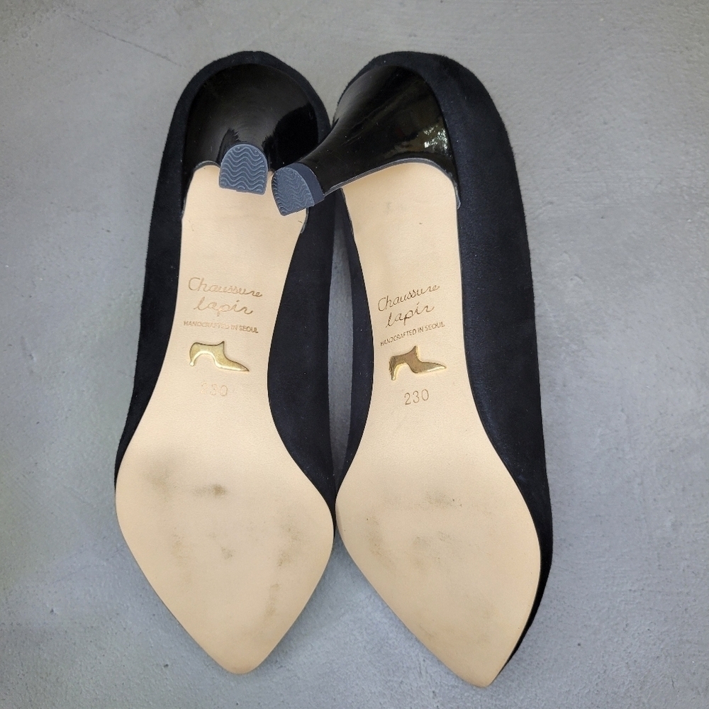 [BNIB] Chaussure Lapin Handcrafted Cat Embroidered Heels from Korea US 6 - Picture 8 of 13